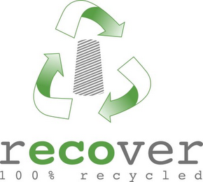 RECOVER 100% RECYCLED logo