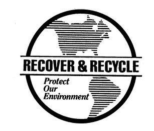 RECOVER & RECYCLE PROTECT OUR ENVIRONMENT logo