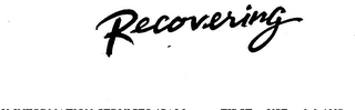 RECOVERING logo
