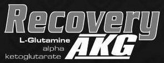 RECOVERY AKG L-GLUTAMINE ALPHA KETOGLUTARATE logo