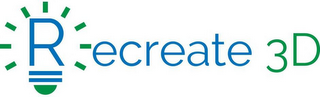 RECREATE 3D logo