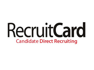 RECRUITCARD CANDIDATE DIRECT MARKETING logo