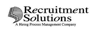 RECRUITMENT SOLUTIONS A HIRING PROCESS MANAGEMENT COMPANY logo