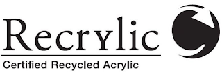 RECRYLIC CERTIFIED RECYCLED ACRYLIC logo