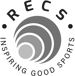 RECS · INSPIRING GOOD SPORTS · logo