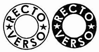 RECTO VERSO RECTO VERSO logo