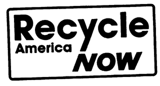 RECYCLE AMERICA NOW logo
