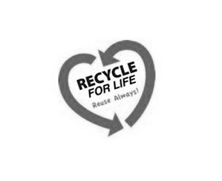 RECYCLE FOR LIFE REUSE ALWAYS! logo