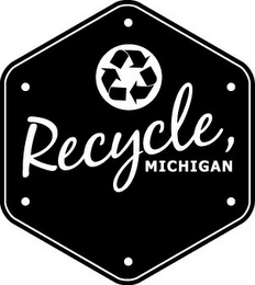 RECYCLE, MICHIGAN logo