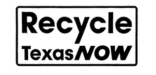 RECYCLE TEXAS NOW logo