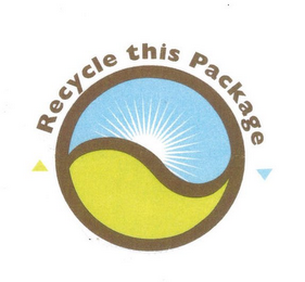 RECYCLE THIS PACKAGE logo