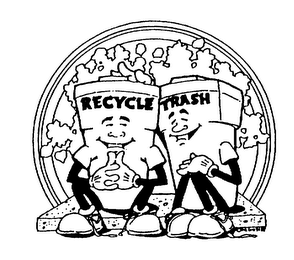 RECYCLE TRASH logo