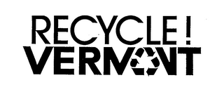 RECYCLE! VERMONT logo