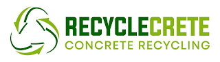 RECYCLECRETE CONCRETE RECYCLING logo