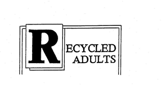 RECYCLED ADULTS logo