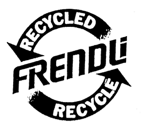 RECYCLED FRENDLI RECYCLE logo