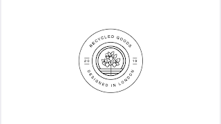 RECYCLED GOODS DESIGNED IN LONDON 2019 logo