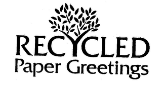RECYCLED PAPER GREETINGS logo