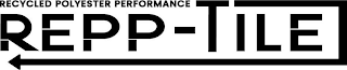 RECYCLED POLYESTER PERFORMANCE REPP-TILE logo