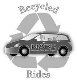 RECYCLED RIDES NABC NATIONAL AUTO BODY COUNCIL logo