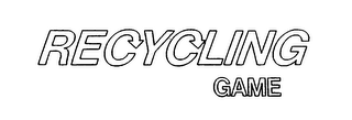 RECYCLING GAME logo