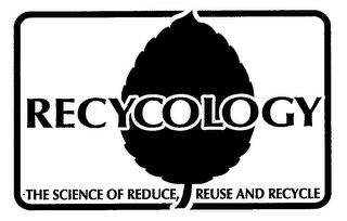 RECYCOLOGY THE SCIENCE OF REDUCE, REUSE AND RECYCLE logo