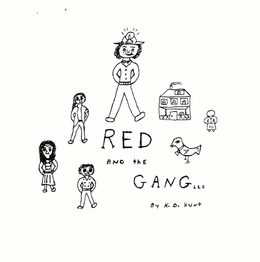 RED AND THE GANG LLC BY K.D. HUNT logo