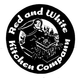 RED AND WHITE KITCHEN COMPANY logo