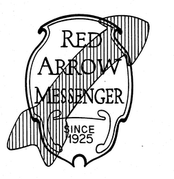 RED ARROW MESSENGER SINCE 1925 logo