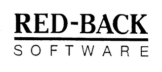 RED-BACK SOFTWARE logo