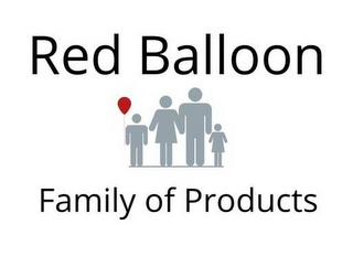 RED BALLOON FAMILY OF PRODUCTS logo
