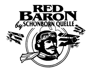 RED BARON BY SCHONBORN QUELLE logo