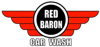 RED BARON CAR WASH logo