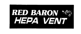 RED BARON HEPA VENT logo
