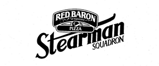 RED BARON PREMIUM PIZZA STEARMAN SQUADRON logo