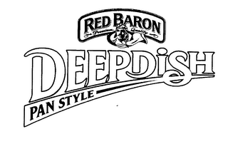RED BARON PREMIUM QUALITY DEEP DISH PAN STYLE logo