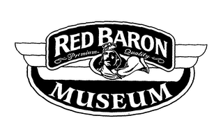 RED BARON PREMIUM QUALITY MUSEUM logo