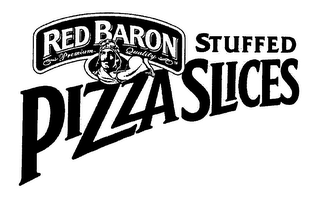 RED BARON PREMIUM QUALITY STUFFED PIZZA SLICES logo