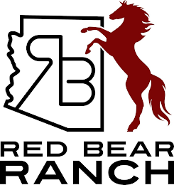 RED BEAR RANCH R B logo