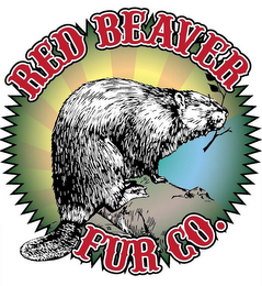RED BEAVER FUR CO. logo