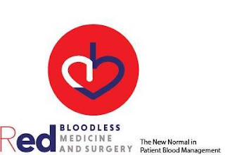 RED BLOODLESS MEDICINE AND SURGERY THE NEW NORMAL IN PATIENT BLOOD MANAGEMENT logo