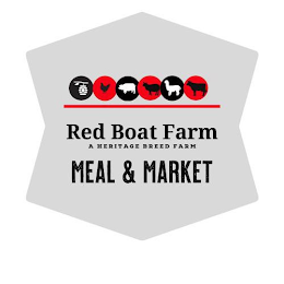 RED BOAT FARM, A HERITAGE BREED FARM MEAL & MARKET logo