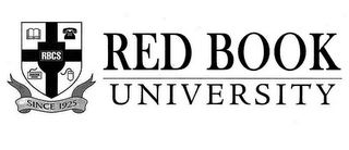 RED BOOK UNIVERSITY SINCE 1925 RBCS logo