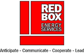 RED BOX ENERGY SERVICES ANTICIPATE - COMMUNICATE - COOPERATE - LEAD logo