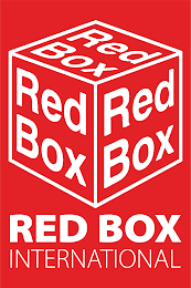 RED BOX RED BOX RED BOX RED BOX INTERNATIONAL logo