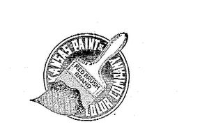 RED BRUSH BRAND KANSAS PAINT & COLOR COMPANY logo