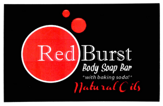RED BURST BODY SOAP BAR *WITH BAKING SODA!* NATURAL OILS logo