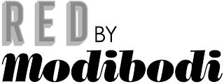 RED BY MODIBODI logo