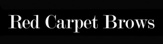 RED CARPET BROWS logo