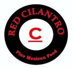 RED CILANTRO C FINE MEXICAN FOOD logo